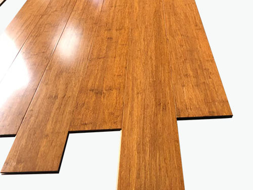 Carbonized bamboo flooring